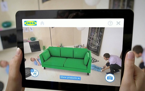 اپلیکیشن واقعیت افزوده ی IKEA 